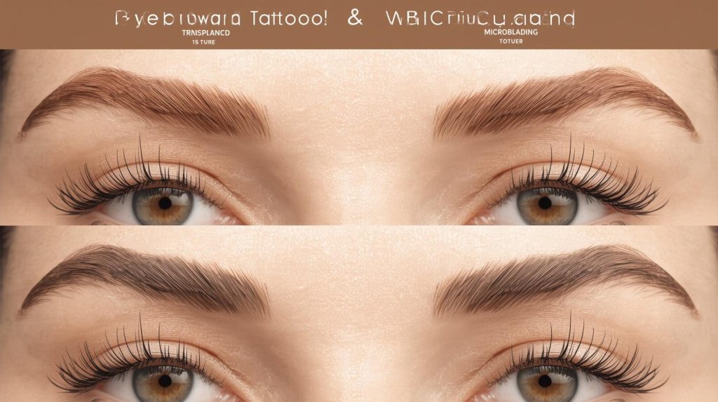 تفاوت‌های کاشت ابرو طبیعی با تاتو و میکروبلیدینگ