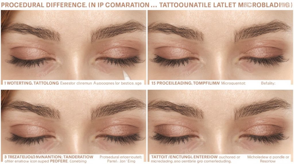 تفاوت‌های کاشت ابرو طبیعی با تاتو و میکروبلیدینگ